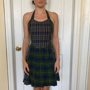 Urban Renewal backless plaid dress, size s/m